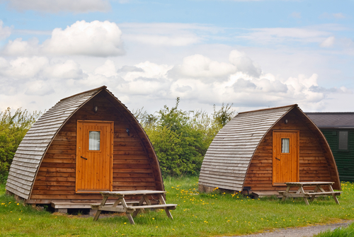 glamping pods wooden